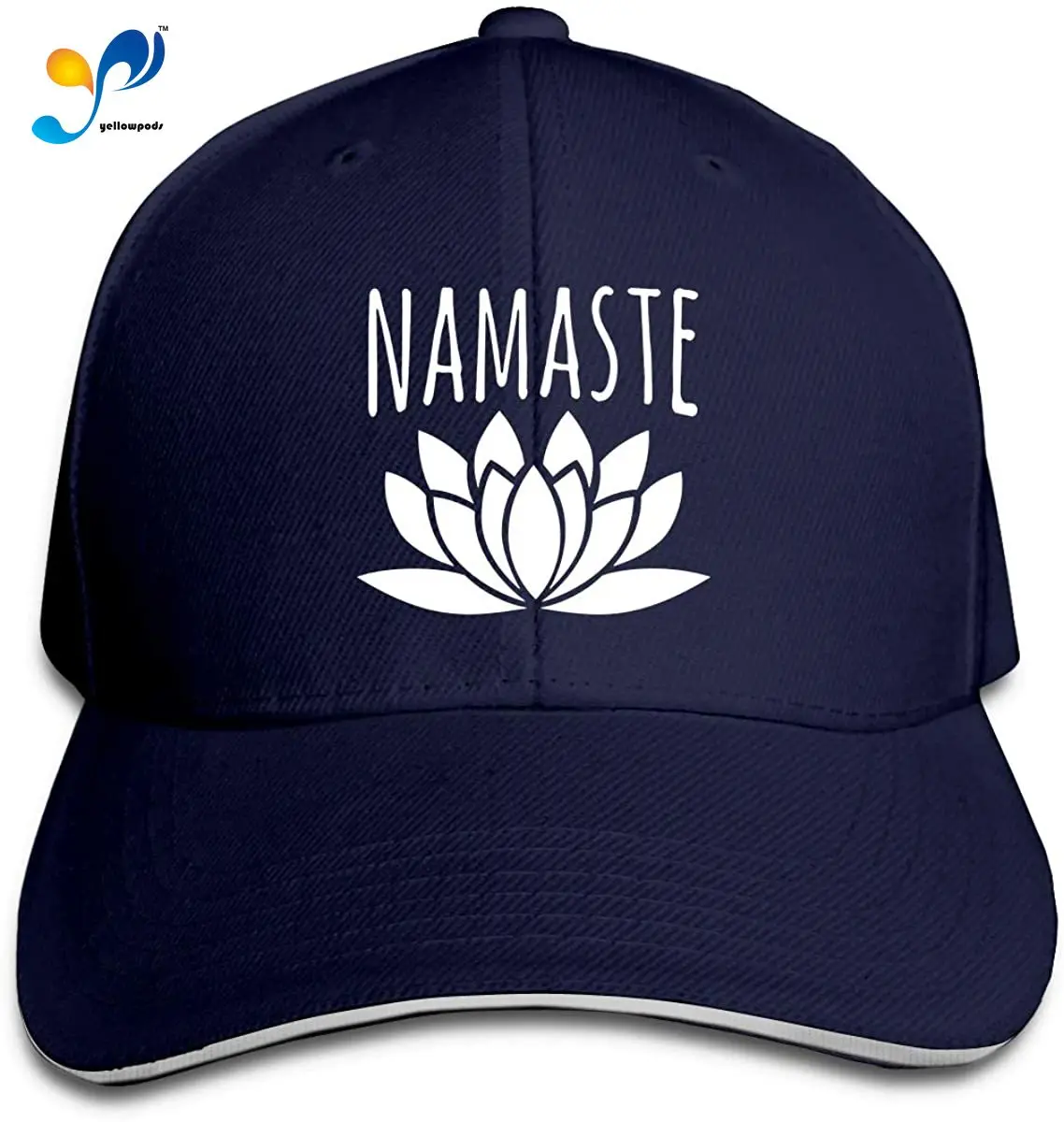 

Namaste Yoga Men Cotton Classic Baseball Cap Adjustable Size