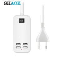 fast chargin ports phone charger hub 15w 2a desktop euus plug wall socket charging extension socket power adapter for iphone 13