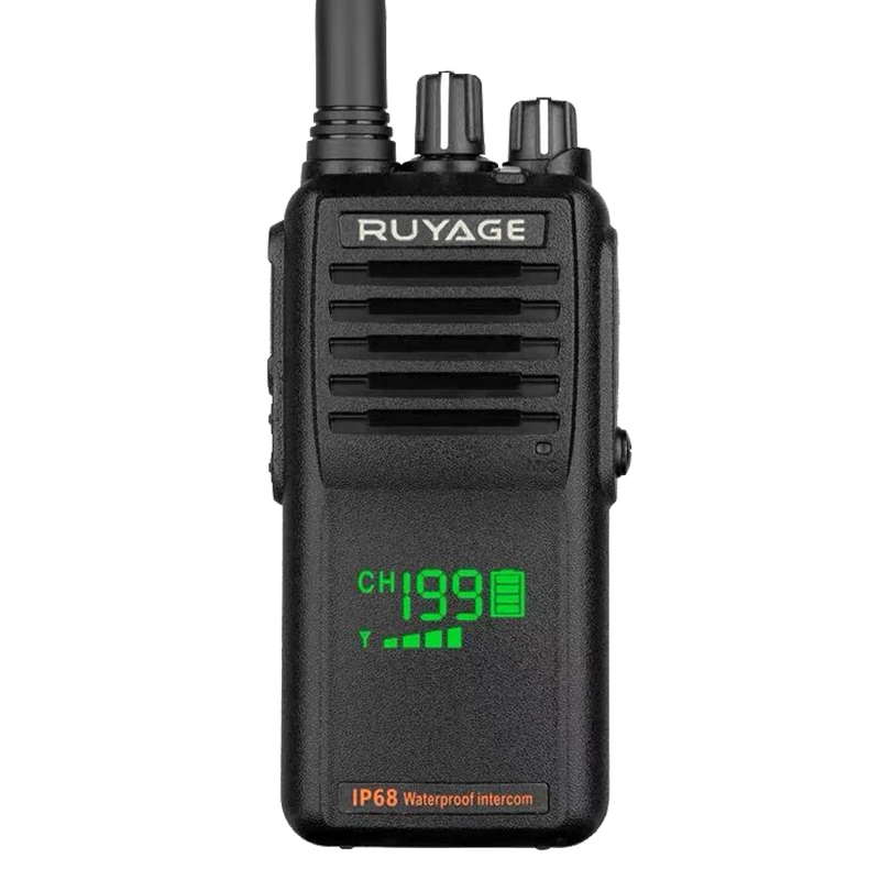 Ruyage T30 VHF Marine Walkie Talkie Waterproof Profesional Long Range Amateur Radio Station IP68 For Fishing Kayak Two-Way Radio