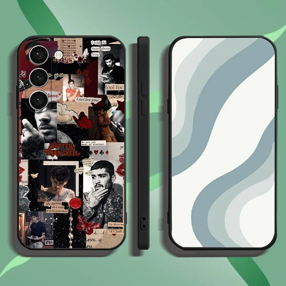 Чехол для телефона Singer Zayn Malik Samsung Galaxy A52 A12 A51 S21 Edge S22 ULTRA S23 S20LITE Plus Ultra Black Cover
