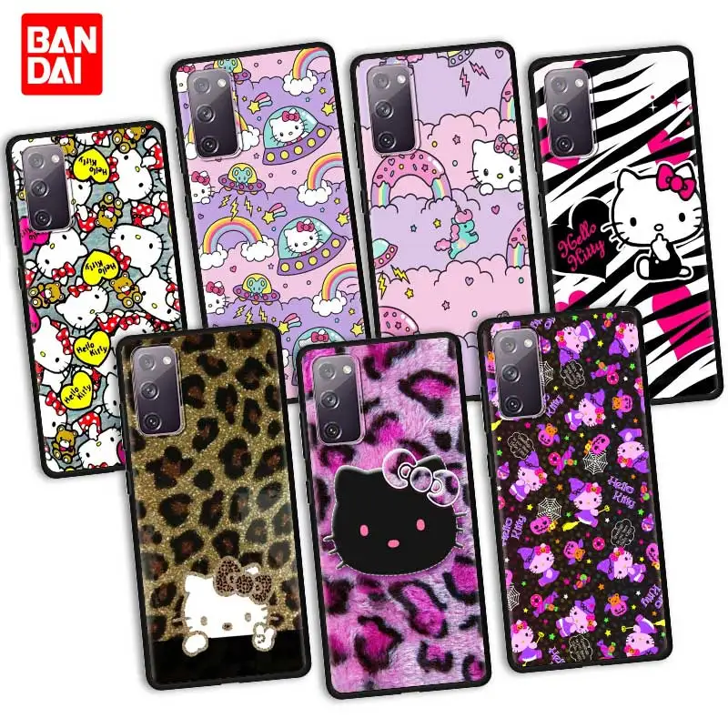 

Hello Kitty Cute Tile Phone Case for Samsung Galaxy S20 FE S21 S10 S9 Plus Ultra 5G S20fe S21fe S20ultra Cover Coque Silicone