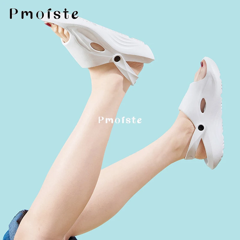 Women's Slippers Summer 2023 New Shoe Women Sturdy Sole Fashion Slipper for Outside Wear-resistant Comfortable Sandals Non-slip