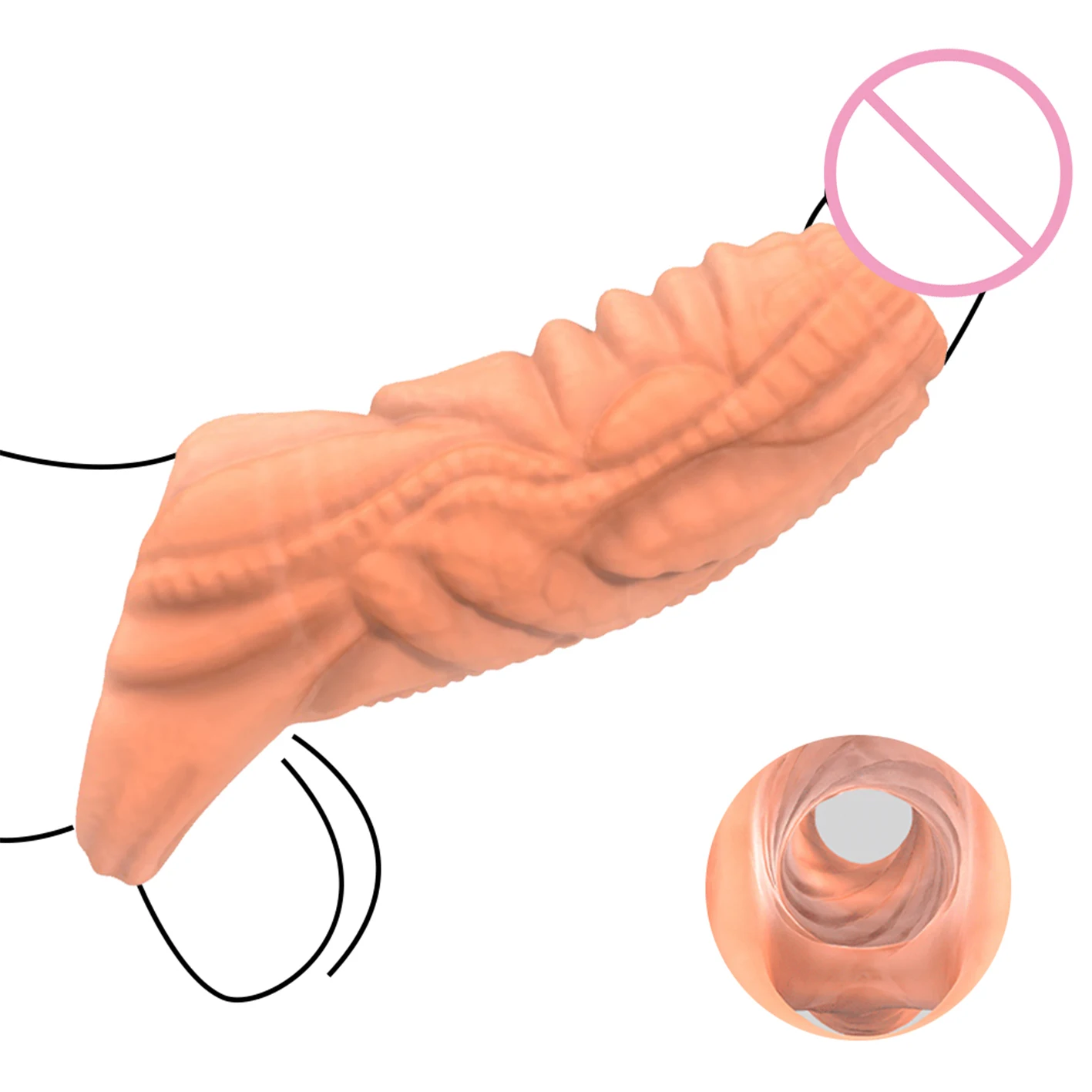 

Кольцо для увеличения пениса, кольцо для члена, раздвижной презерватив, кольцо с замком, секс-игрушки для мужчин, Эротические товары для взрослых