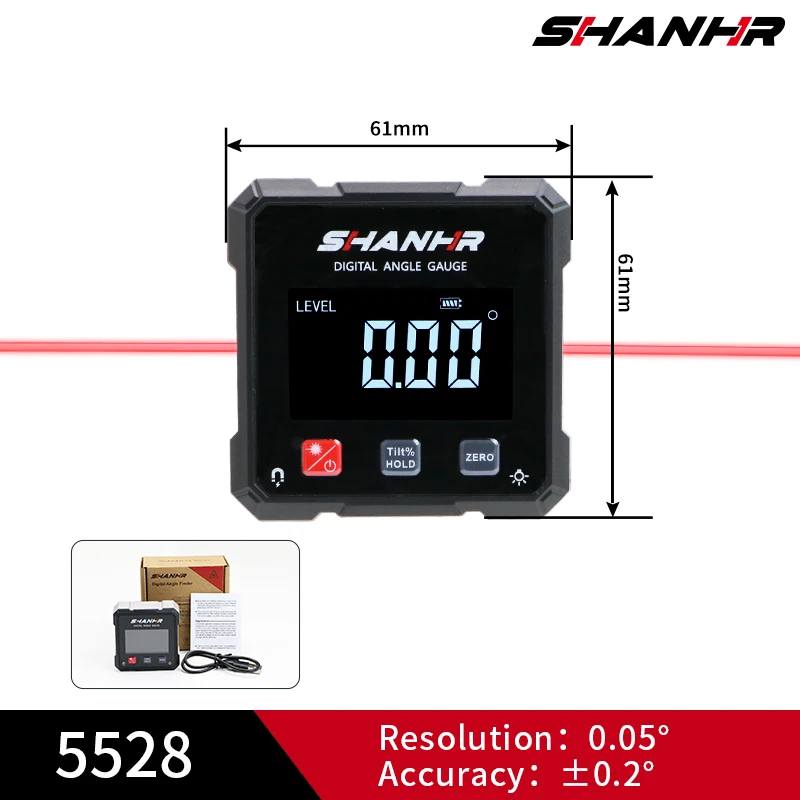 

SHANHR Цифровой угловой искатель