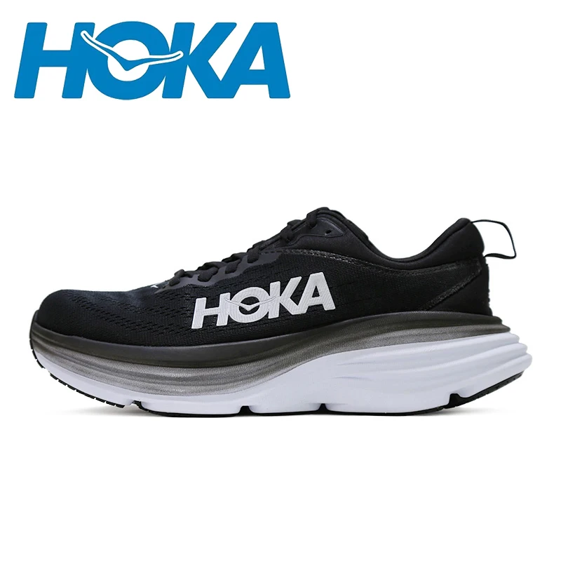 

HOKA Bondi 8 Sneakers Men Women Lightweight Cushioning Outdoor Running Shoes Marathon Trail Elastic Casual Running Shoes