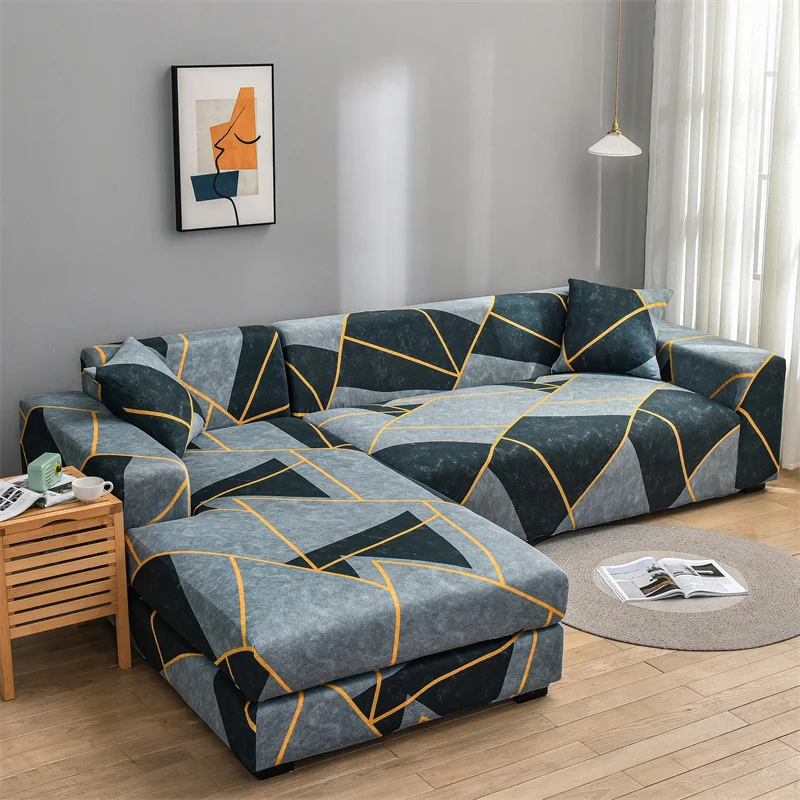 

Elastic Corner Sofa Cover for Living Room Modern Stretch Anti-dirty L Shaped Sofa Couch Cover Slipcovers