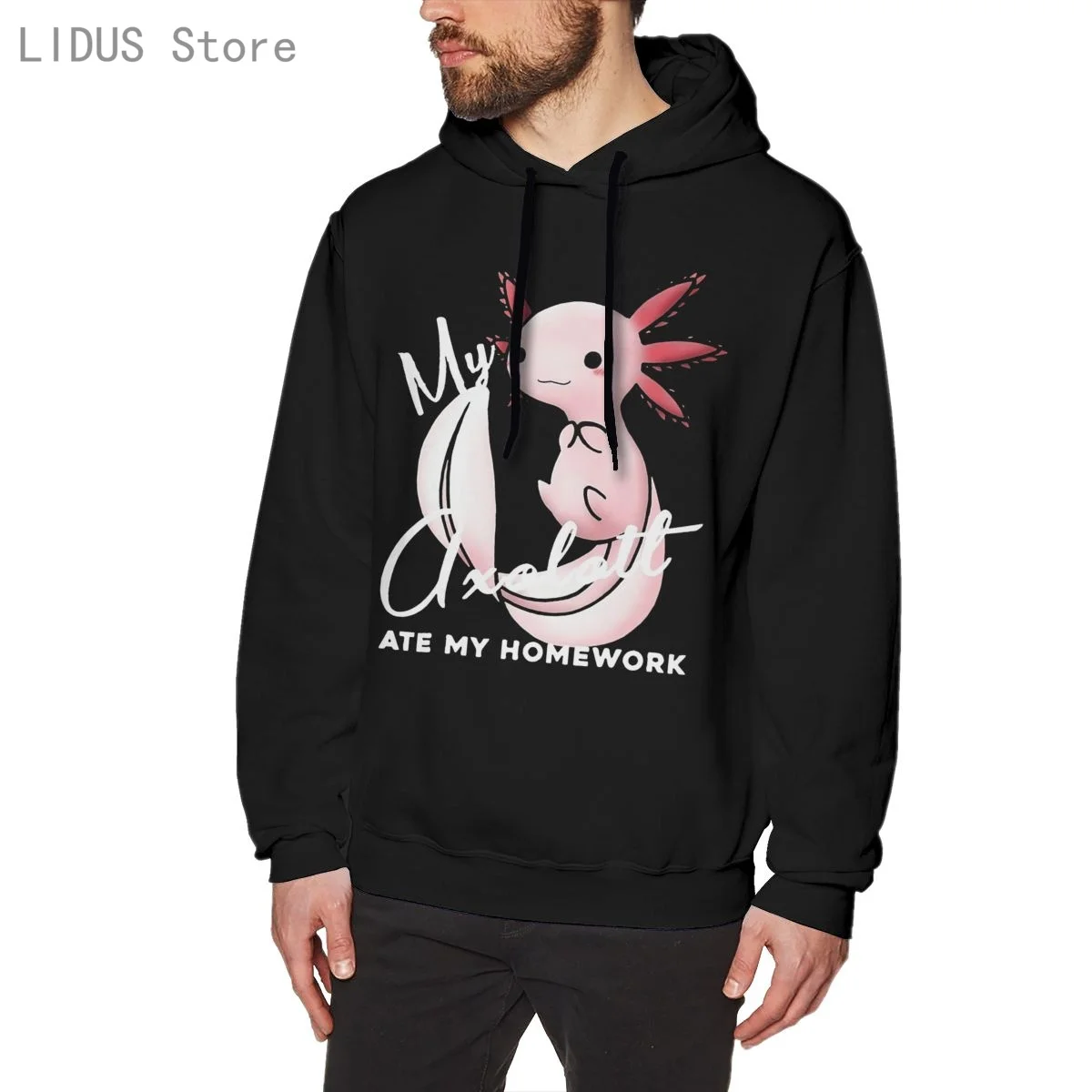 

Axolotl Cute Hoodie Sweatshirts Harajuku Creativity Streetwear Hoodies