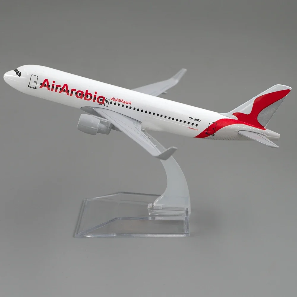Металлическая копия самолета в масштабе 1:400 320 16 см Air Arabia A320 литая модель Airbus