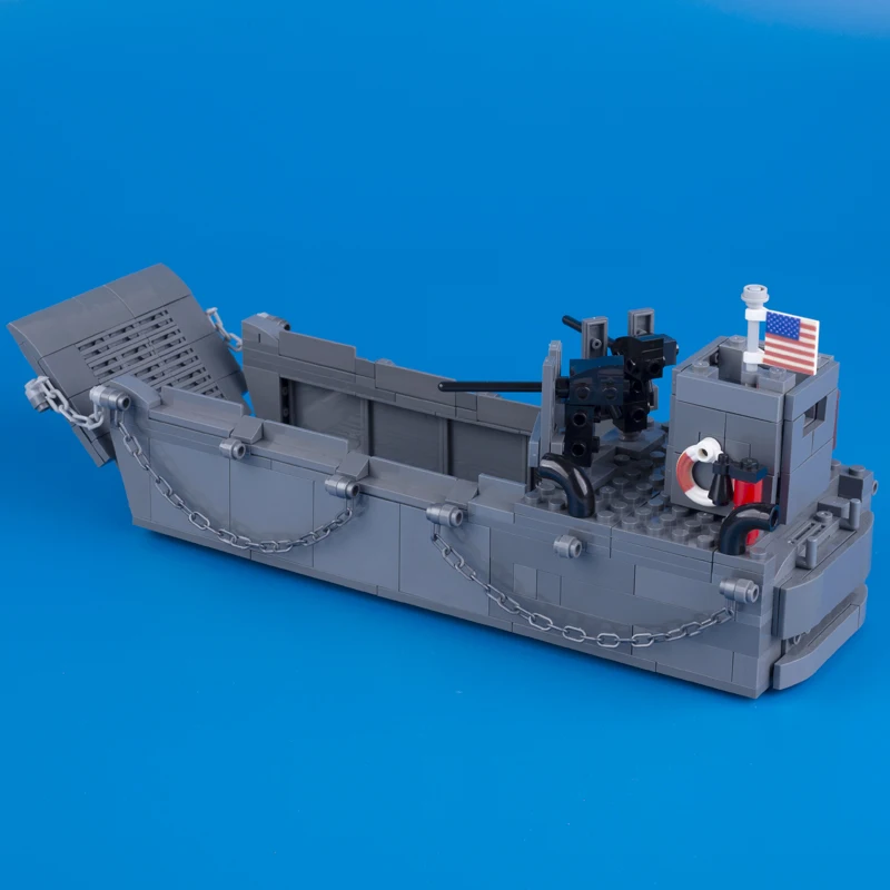 Конструктор MOC WW2 в стиле милитари США военный корабль с посадкой лсм3 набор