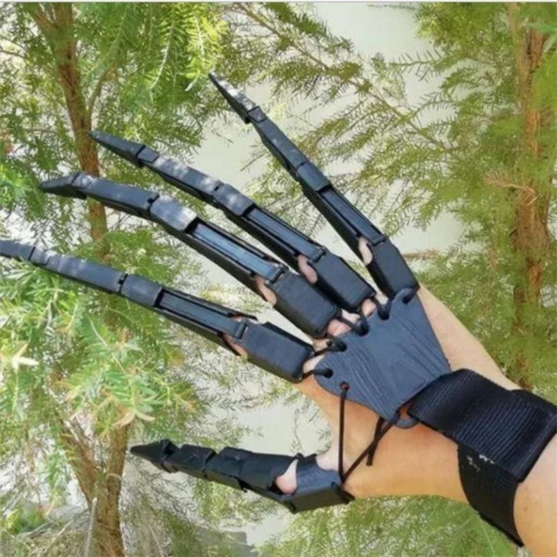 

3D-когти для пальцев, черные или белые, пластик, 2 пары