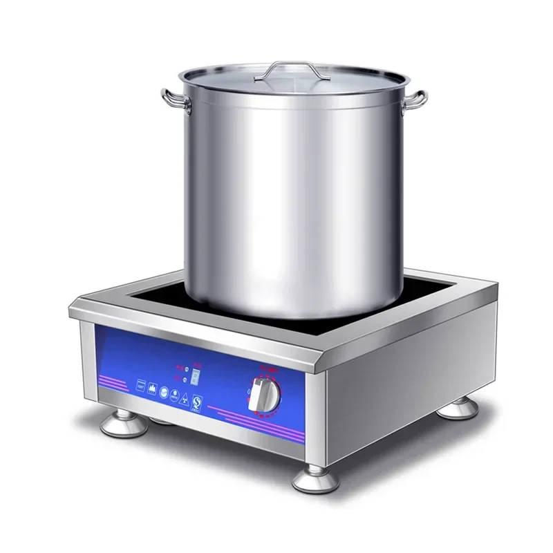 Индукционная плита плоская коммерческая большая мощная кухонная машина для