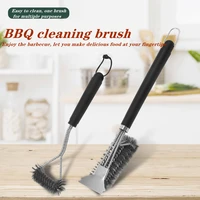 stainless steel bbq grill with shovel four barbecue brush wire brush outdoor grill rack cleaning brush tool
