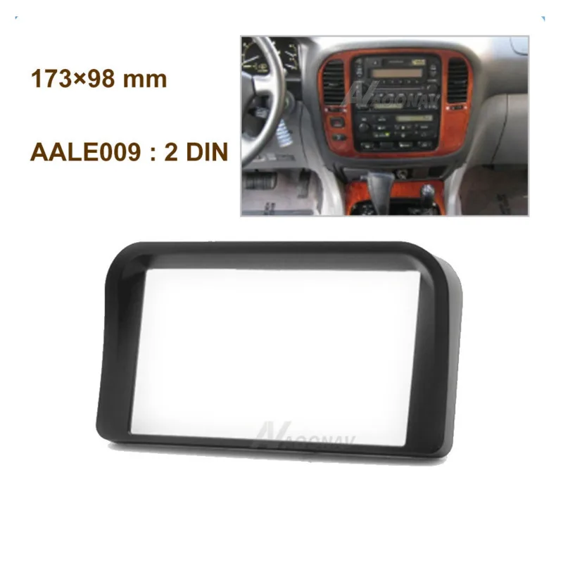 

2Din Car Audio Frame Decorative Dashboard CD Mounting Kit Car Stereo Radio Panel Fit for Lexus 4700 1998 - 2002