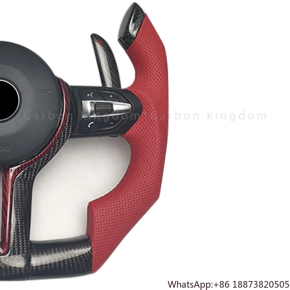 Руль из алькантары и углеродного волокна Carbon Kingdom для BMW I8 I3