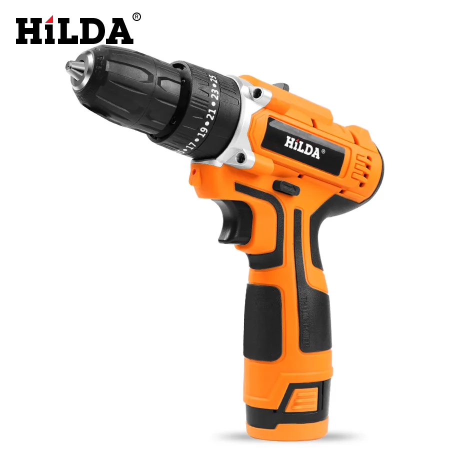 

HiLDA12v electric lithium lithium electric hand drill household rechargeable electric screwdriver percussion drill
