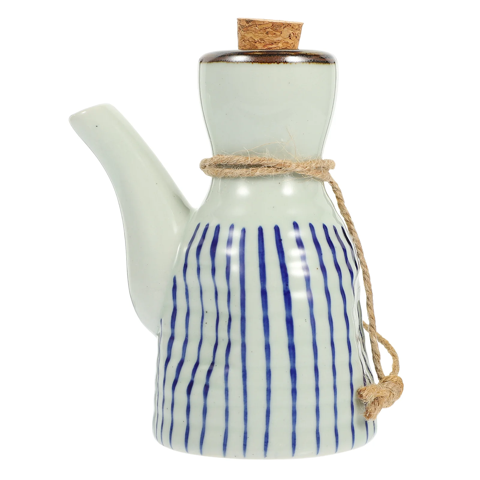 

Dispenser Oil Bottle Sauce Ceramic Vinegar Soy Pot Olive Jar Cruet Condiment Japanese Container Bottles Seasoning Kitchen Liquid