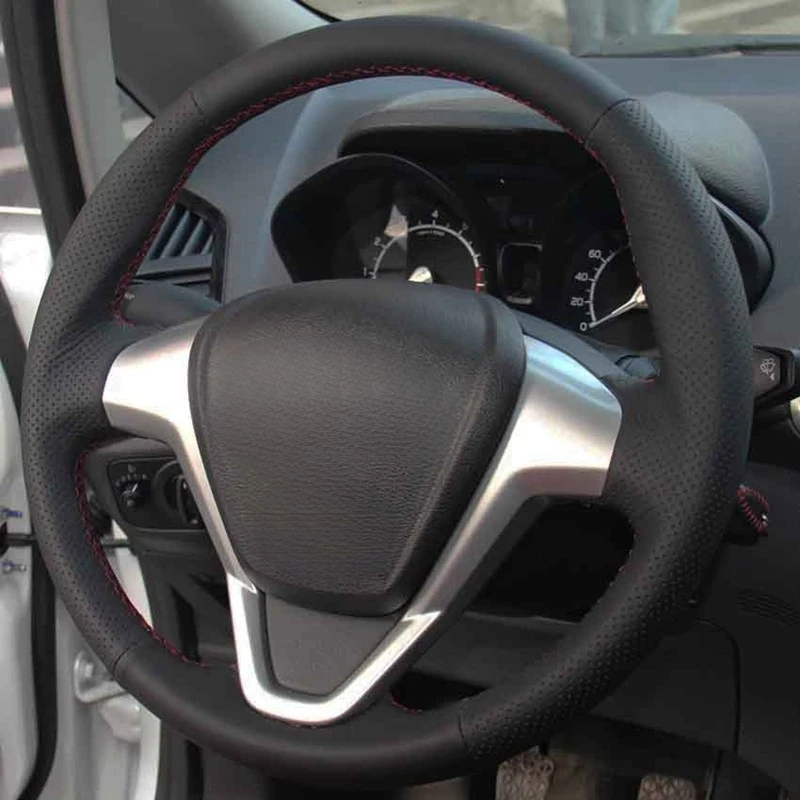 

Прошитая вручную искусственная кожа для Ford Fiesta 2008-2013 Ecosport 2013-2016