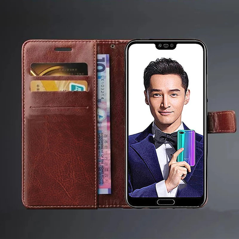 Чехол для Huawei Honor 10 держатель карт чехол из искусственной кожи флип-чехол Honor10