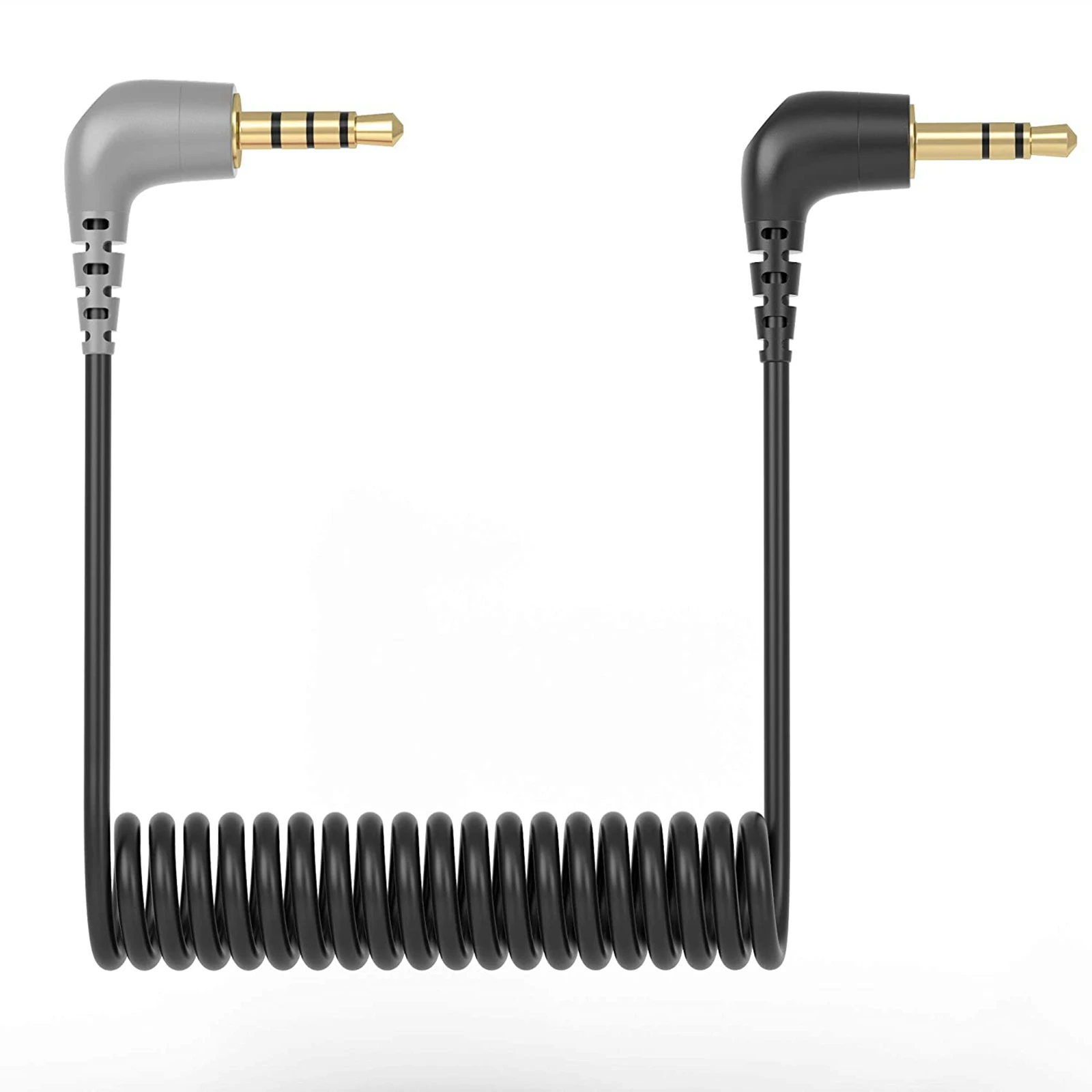 

3.5mm to TRRS Microphone Adapter Cable,for , Smartphone, , VideoMic(Black)