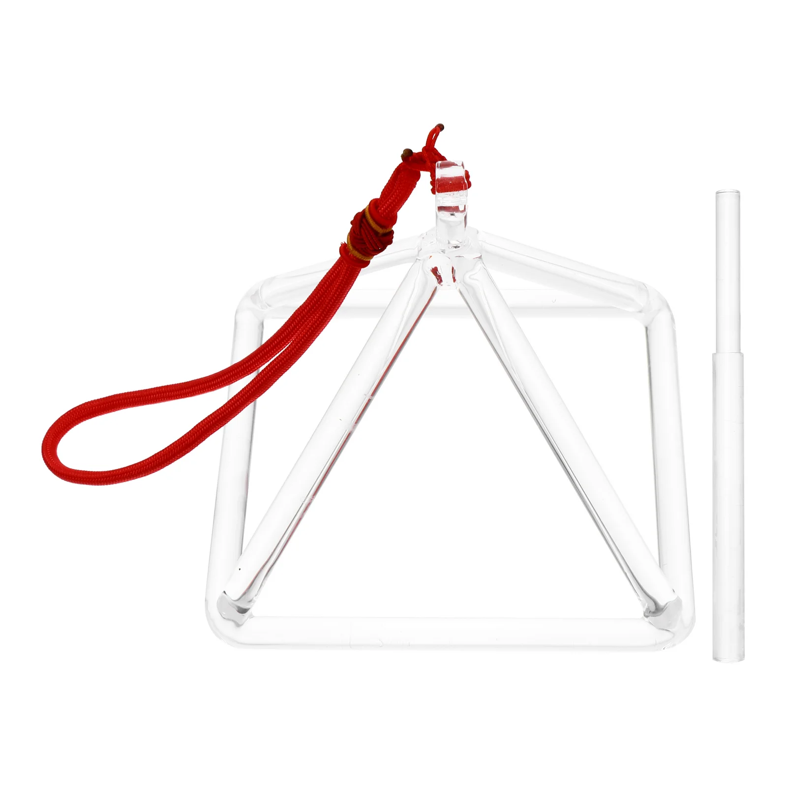 

1 Set Singing Pyramid and Striker Music Ornament Crystal Singing Rack