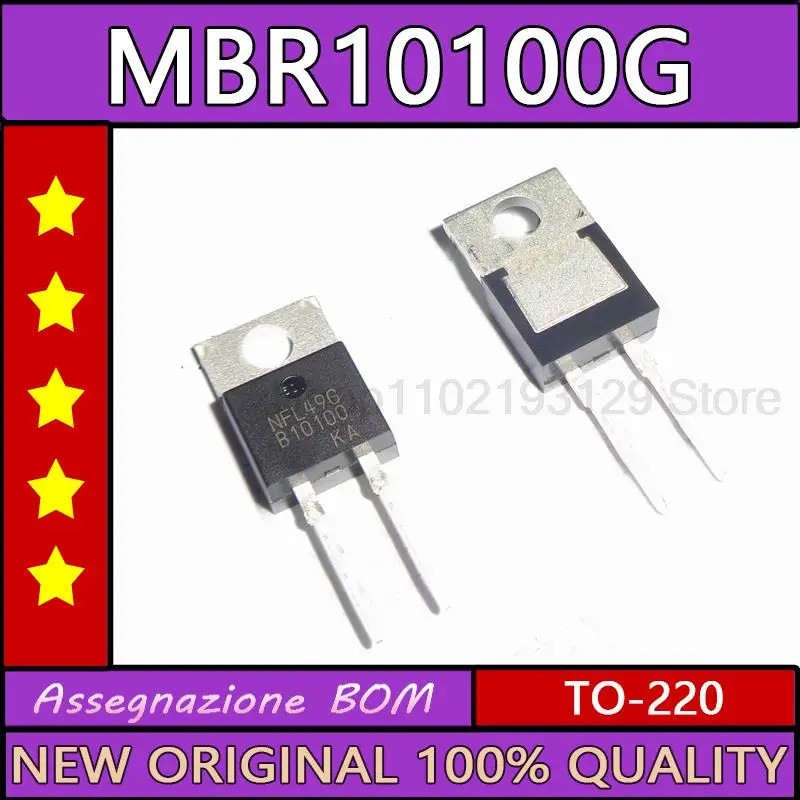 

10 шт./лот B10100 новый импортный диод Шоттки mbr0100g
