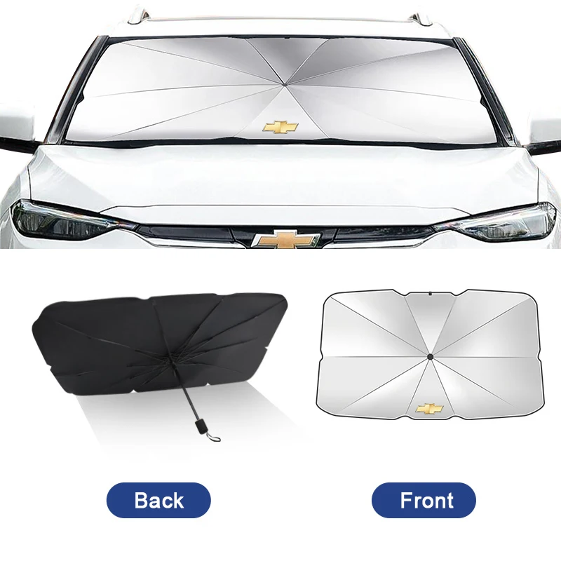 

Солнцезащитный козырек на лобовое стекло автомобиля, декоративный зонт для Chevrolet Corvette Sail Cruze Spark Malibu Rider Monza Equinox Orlando