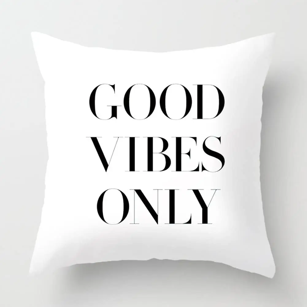 

Супер мягкий чехол-Подушка с вдохновляющими цитатами Aremazing Good Vibes Only