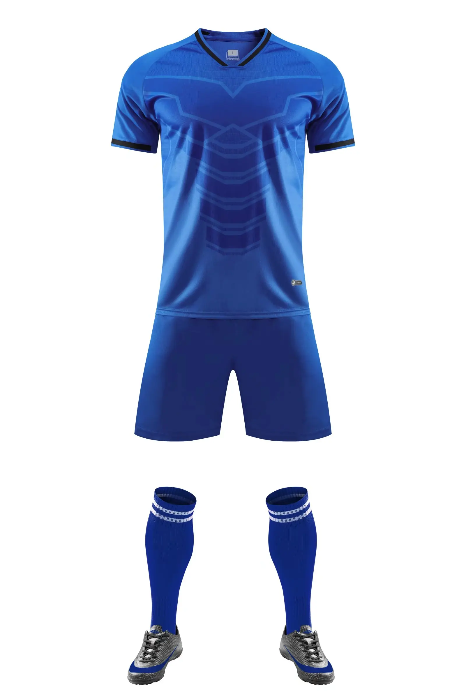 

Custom Wholesale Latest Design Men's Football Jersey Fit Soccer Set Quick Dry Breathable Soccer Uniforms Training Sports Wear