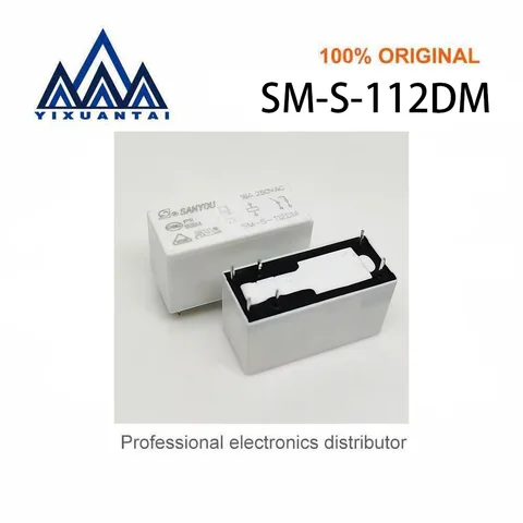 Электромагнитные реле SM-S-112DM 10 шт.