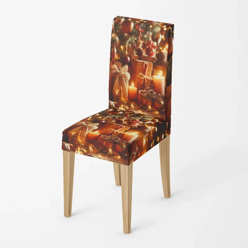 Чехлы для домашних стульев кухонные регулируемые эластичные тканевые чехлы на