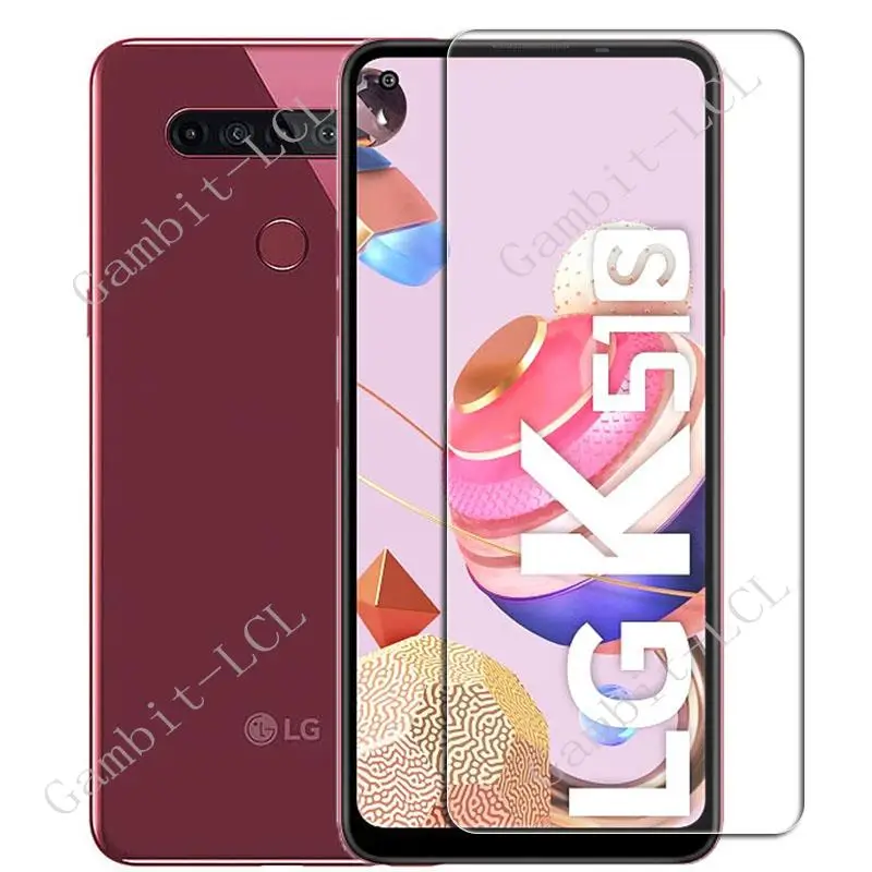 Закаленное стекло 2-4 шт. для LG K51S 6,55 дюйма LGK51S LMK510EMW, Φ, защитная пленка для экрана