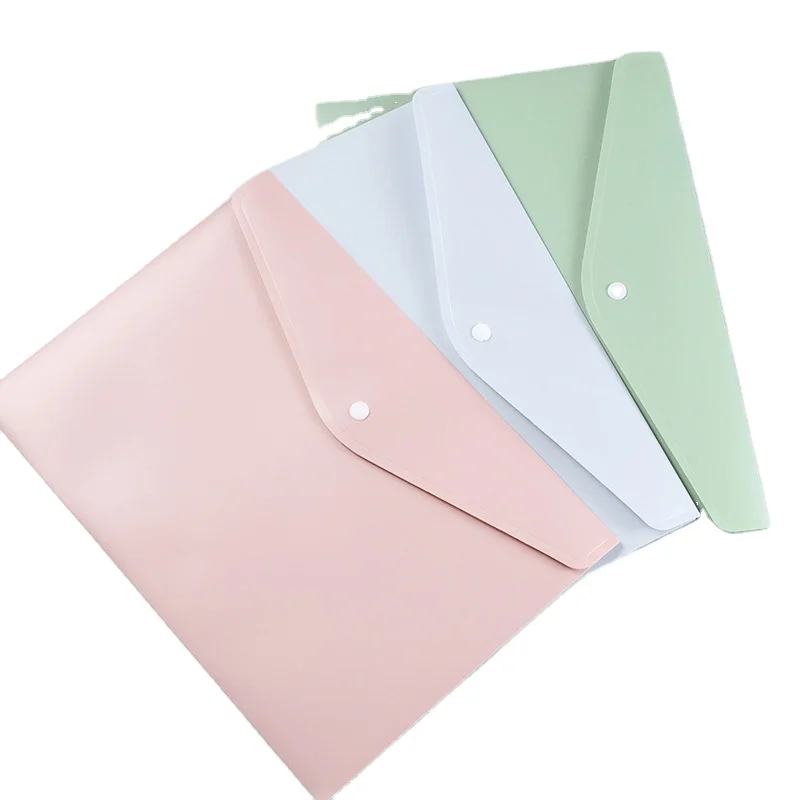 Transparent Plastic File Folder Pocket For Business People To Working
