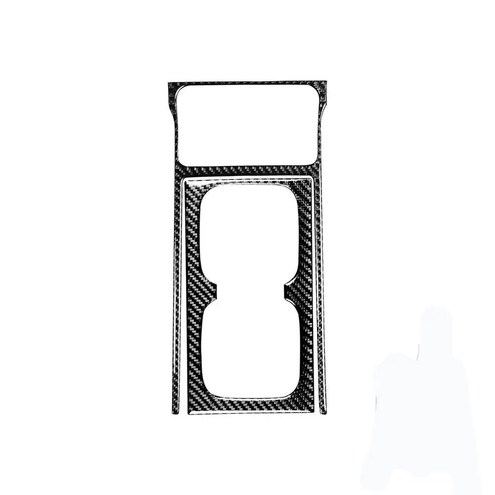 

2PCS Carbon Fiber Pattern Watercup Panel Trim Cover Car Interior Decoration Stickers Compatible For 2006-2011