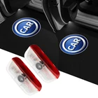 1 светодиодный Автомобильный Дверной проектор, декоративная лампа, приветственное освещение с кабелем для VW Passat B6 B7 B8 CC Tiguan Touareg Golf Jetta Sharan Scirocco