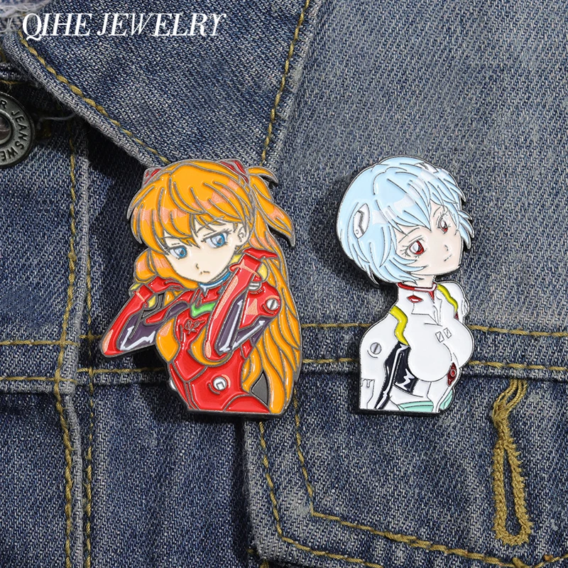 

Japanese Anime Brooch Enamel Pin Custom Cartoon Girl Character Lapel Badge Accessorie Fashion Metal Jewelry Gift