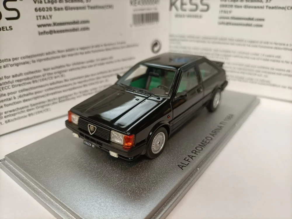 

Kess 1 43 Alfa Romeo ARAN T1 1984 черная модель купе