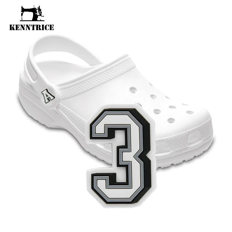 

Подвески в виде букв и цифрис 3 серии, 3 шт., подвески для вязаных силиконовых сандалий, украшение «сделай сам», браслеты, ПВХ садовые шлепанцы...