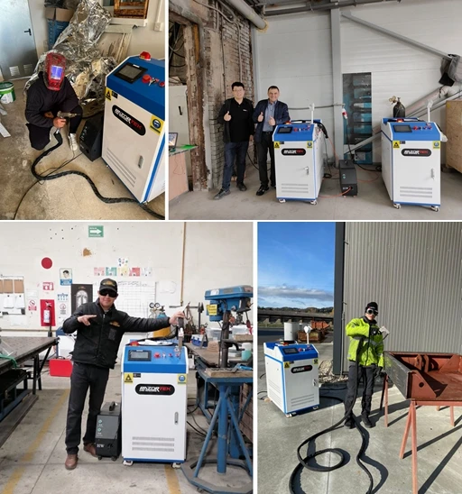 Laser weld 1500watt handheld continuous cleaning welding machine cutting and rust remove