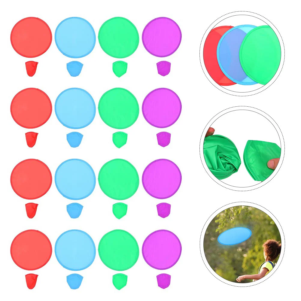 

Flying Disc Foldablekids Fan Bulk Discsfolding Dog Summer Favors Party Beach Set Minigame Pocket Collapsible Plate Educational
