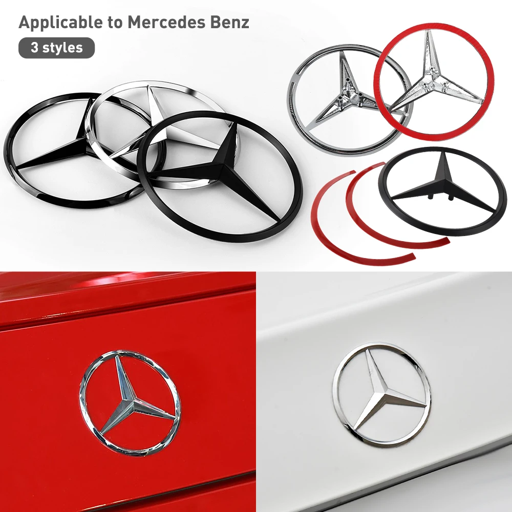 Фото Наклейки-логотипы на заднюю часть автомобиля для Mercedes-Benz X156 W156 GLA180 2016-2018, GLA200 2017-2020, GLA250 2017-2020, GLA45 AMG 2017-2019 №1
