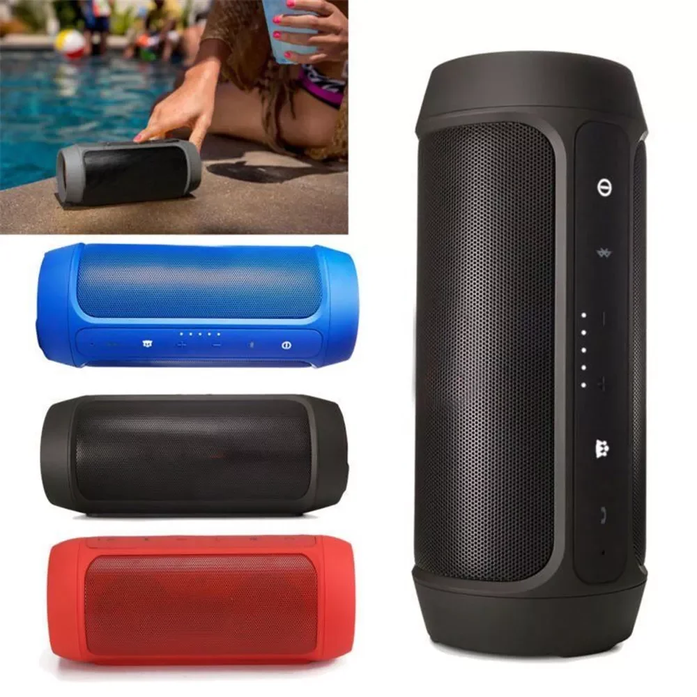 

Wireless Charge 2 Bluetooth Speaker High-fidelity Bass Sound Stereo Subwoofer Dual Loudspeaker FM Radio USB Mic MP3