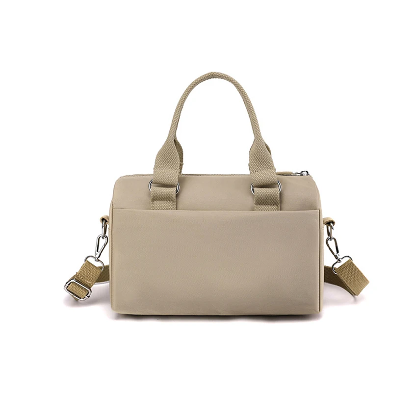 Versatile and trendy single shoulder crossbody bag, nylon waterproof and wear-resistant commuting portable handbag, fashionable