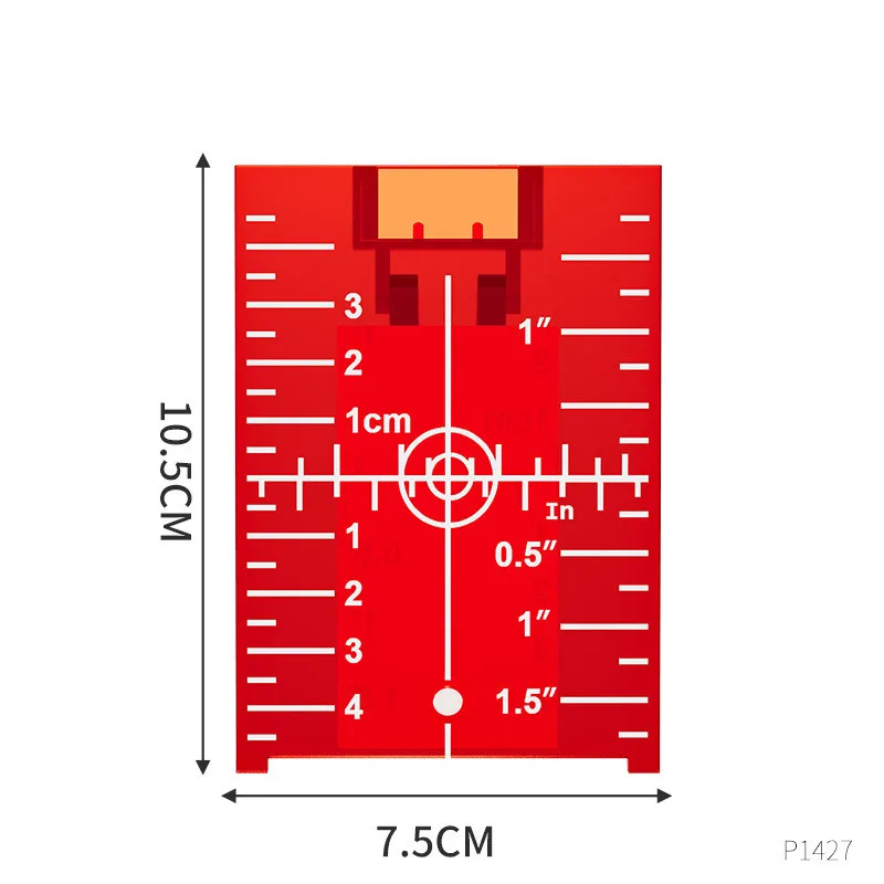 

Мишеньная доска для лазерного уровня, красный/зеленый линейный луч, дистанционная пластина, дюйм/см, доска для выравнивания, инструмент, висит на стене и пол
