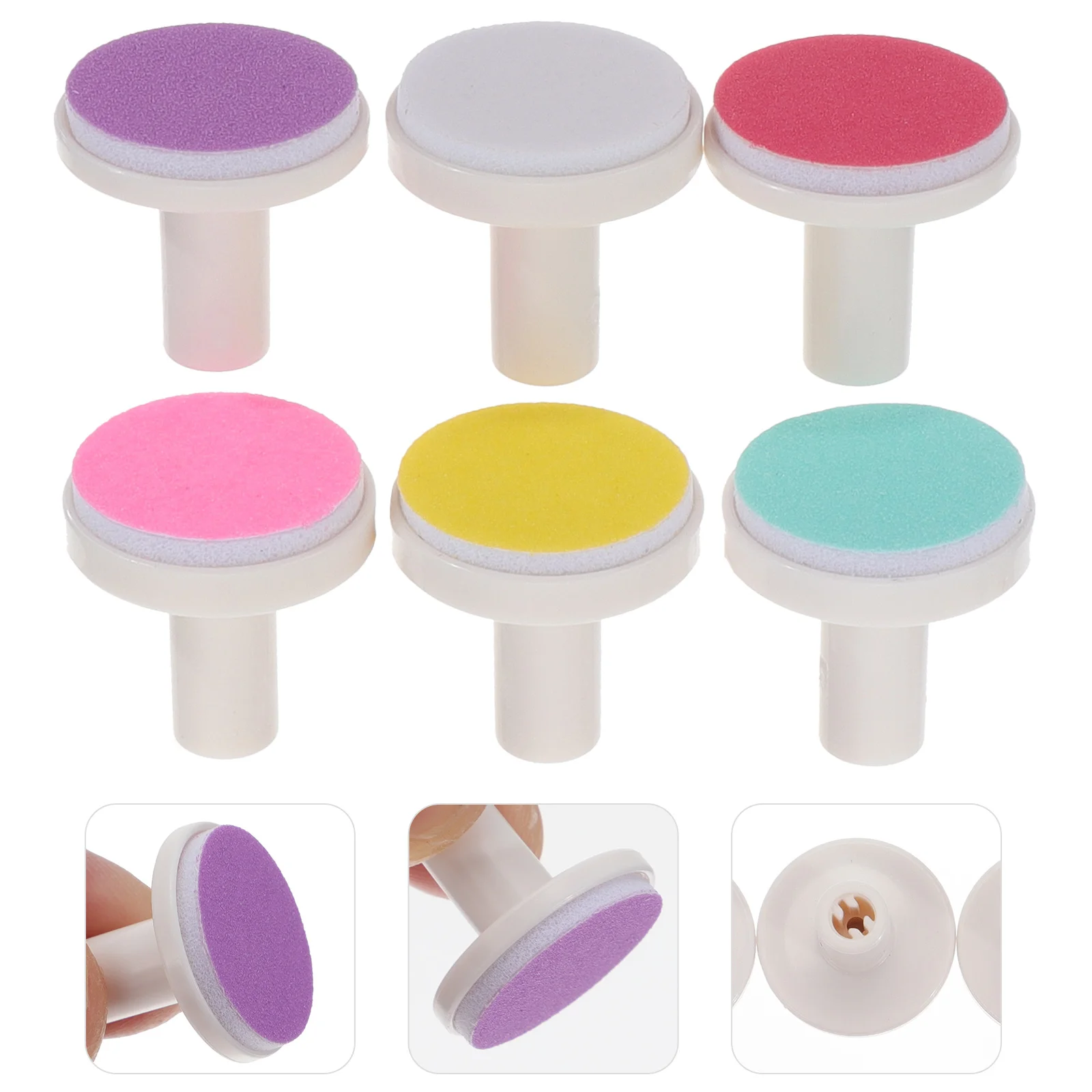 24 Pcs Electric Nail File Replacement Pads Baby Grooming Kit Grinding Heads Kids Trimmer Manicure