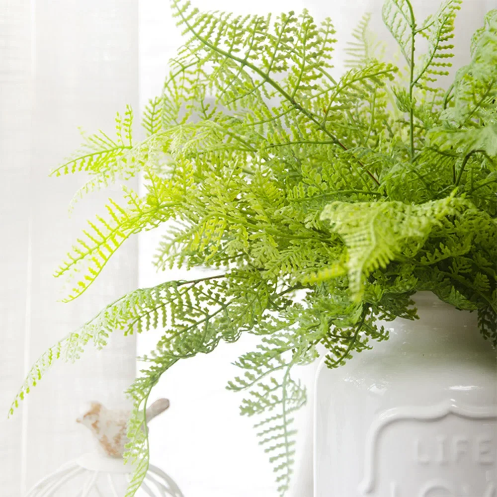 Искусственные бостонские папоротники растения кустарники зелень искусственные
