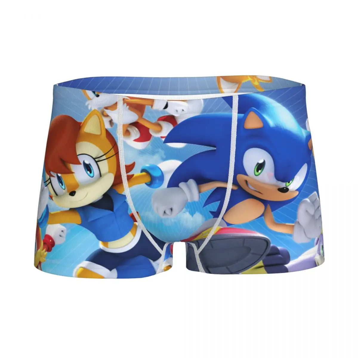 

Blue Hedgehog Anime Children Boys Underwear Cotton Boxer Brief Panties Cartoon Print Teenager Boxer Fashion Underpants Briefs