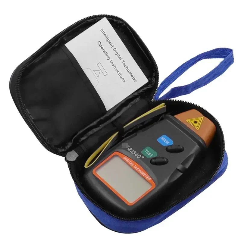 Бесконтактный лазерный цифровой тахометр ручной 2 5-99999 об/мин ЖК-дисплей моторный