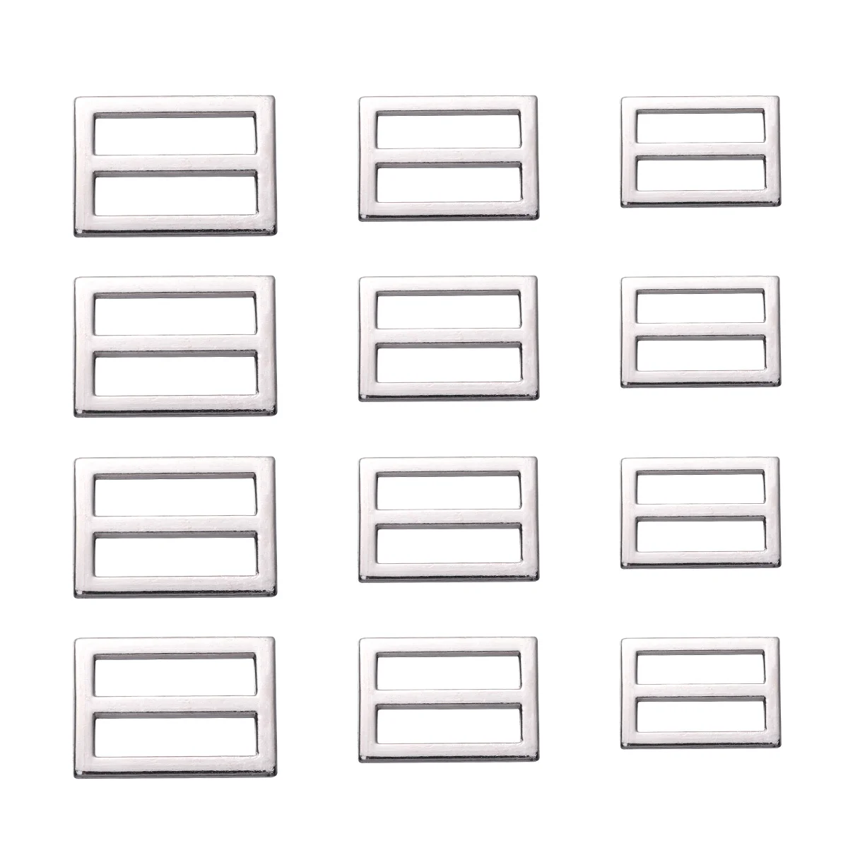 

30PC Slide Buckles Zinc Alloy Bag Strap Adjustment Pin Buckles for Backpack Suitcase Size 25MM / 30MM / 35MM