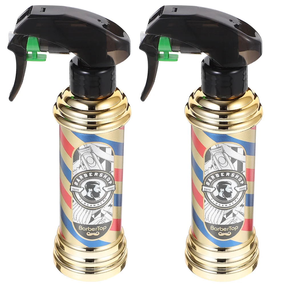 

2pcs Babershop Spray Bottle Pump Sprayer Bottle Water Spray Bottle for Hair Salon
