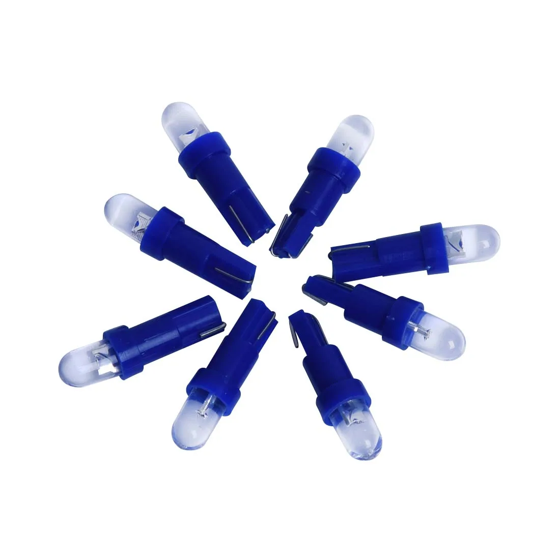 10x Blue LED Bulb T5 12V for Dashboard Meter bulb lamp light car lights